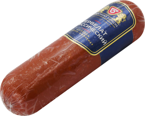 

Колбаса варено-копченая Омский Бекон Сервелат Классический 380 г