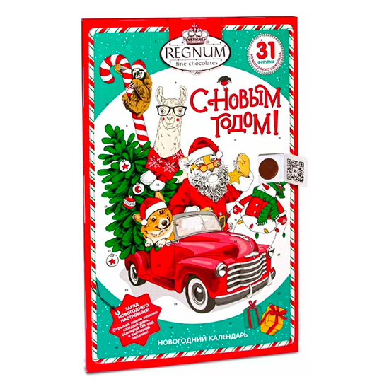 

Конфеты Regnum новогодний календарь 75 г