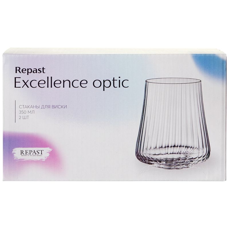

Набор стаканов Repast Excellence Optic для виски 2 x 350 мл