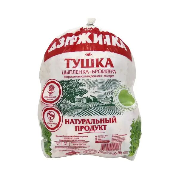 Тушка ЦБ  охл.1 с (натуральный прод) потреб.тара/картон Агрокомбинат Дзержинский