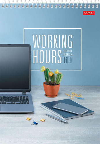 

Блокнот Hatber Время управлять на спирали клетка А5 60 л 1 шт в ассортименте