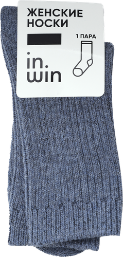 

Носки женские INWIN цвет синий меланж, Арт. EHW17002