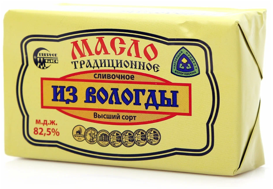 

Масло сливочное Из Вологды Традиционное 82.5% 160 г