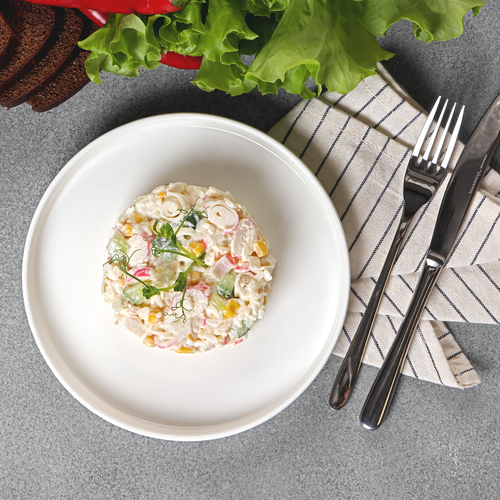 

Салат ЛЕНТА FRESH Крабовый, 200г