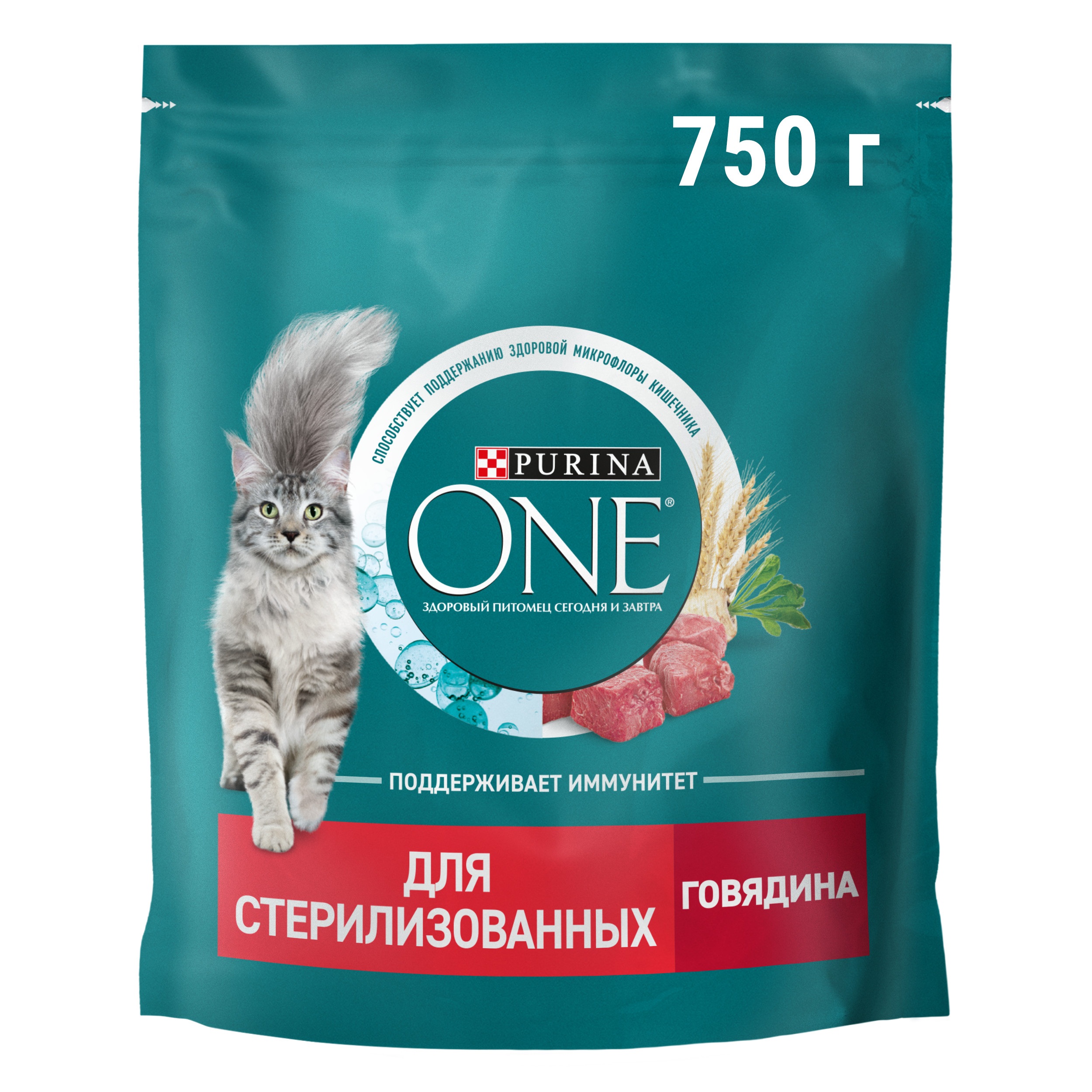 

Сухой корм Purina One для стерилизованных кошек с говядиной 750 г