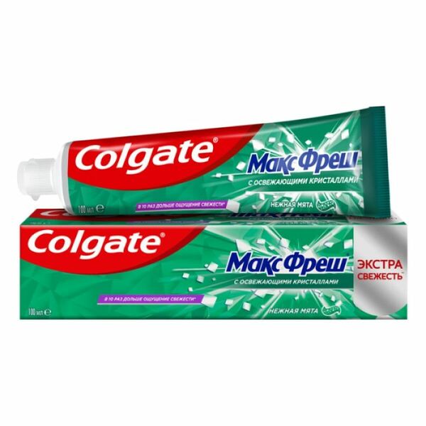 Зубная паста Colgate МаксФреш Нежная мята 100 мл