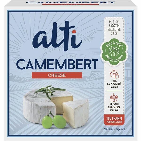 Сыр Alti камамбер мягкий 50% 100 г