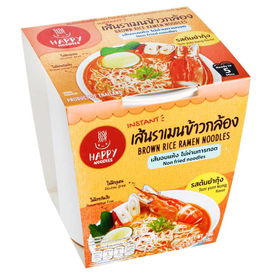 

Лапша быстрого приготовления Happy Noodles Рамен Том Ям 70 г