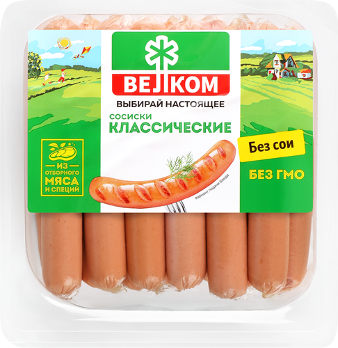 

Сосиски Велком Классические 440 г