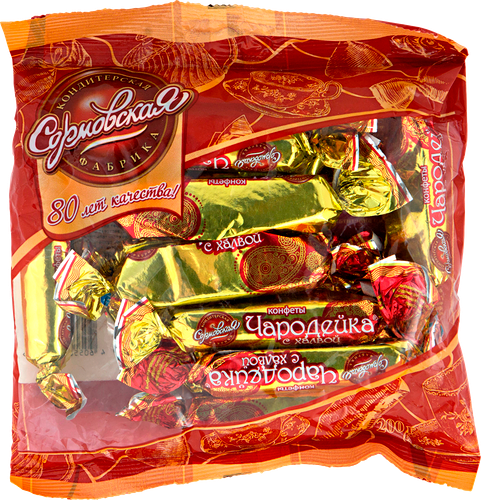 Конфеты Сормовская кондитерская фабрика Чародейка с халвой 200 г