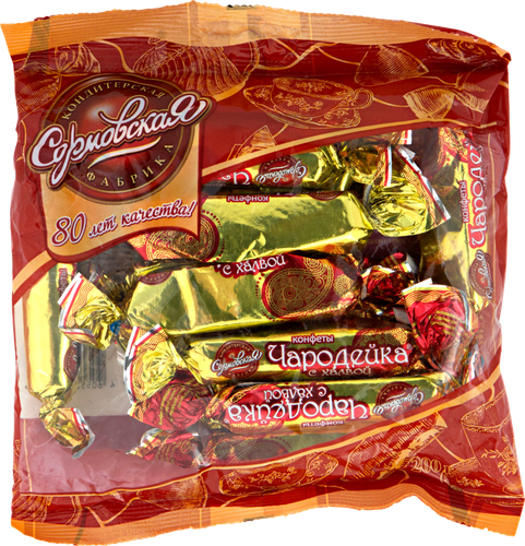 

Конфеты Сормовская кондитерская фабрика Чародейка с халвой 200 г