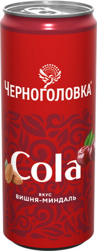 

Напиток безалкогольный Черноголовка Кола Вишня Миндаль 330 мл