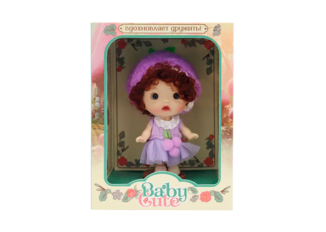 

Кукла Funky Toys Baby Cute виниловая 10 см, 1 шт. в ассортименте