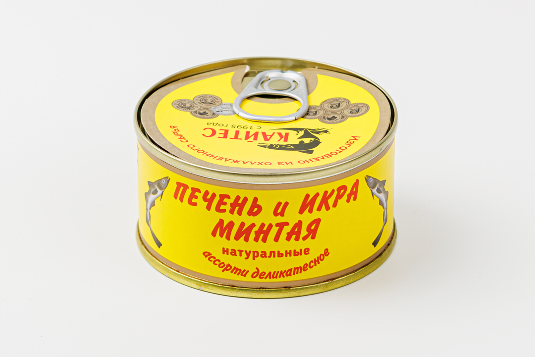 

Печень и икра минтая Кайтес 120 г