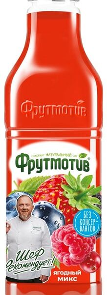 Напиток сокосодержащий Фрутмотив Ягодный микс, 1.5 л