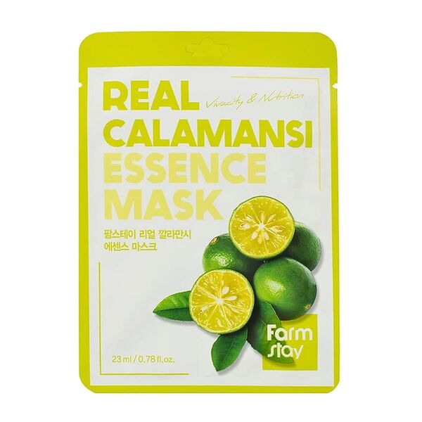Маска для лица FarmStay тканевая с каламанси 23 мл