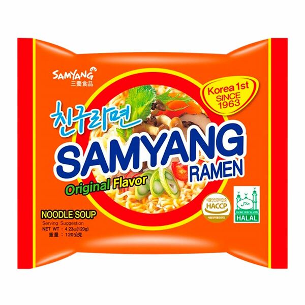 Лапша быстрого приготовления Samyang Ramen со вкусом говядины 120 г