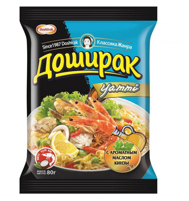 

Лапша быстрого приготовления Доширак Yammi со вкусом Том Ям 80 г