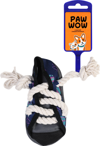 

Игрушка-тягалка Paw Wow Кед с пищалкой 16 х 14 х 6 см