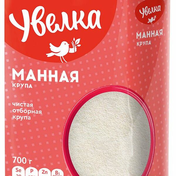 Крупа манная Увелка отборная 700 г