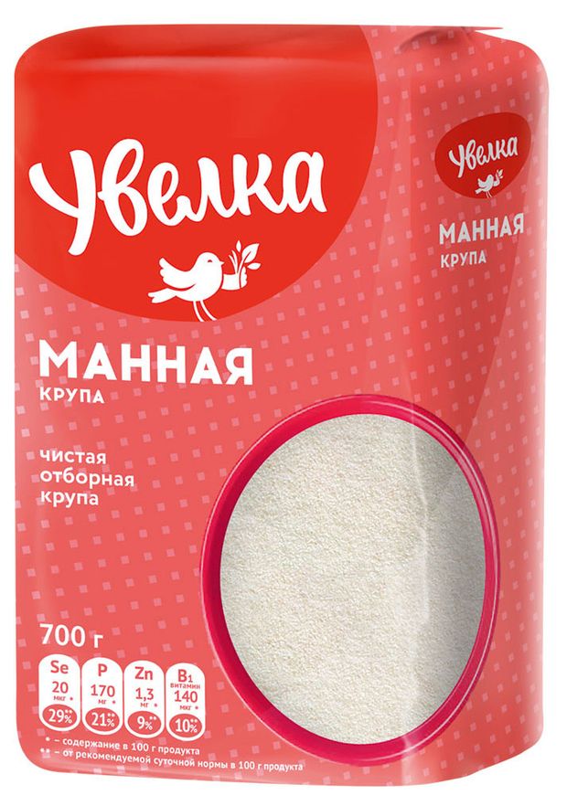 

Крупа манная Увелка отборная 700 г