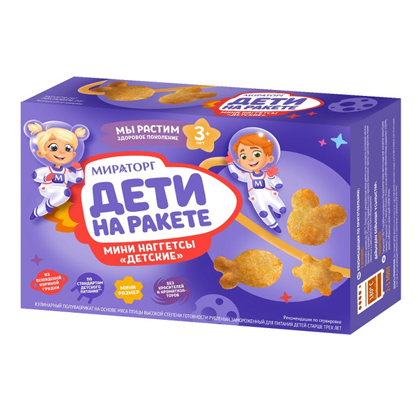 

Мини наггетсы куриные Мираторг 250 г