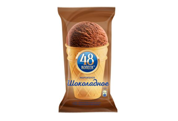 

Мороженое сливочное 48 Копеек Шоколадное в вафельном стаканчике 88 г