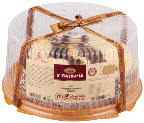 

Торт У Палыча Сладкий Зоопарк Мишка 1.2 кг