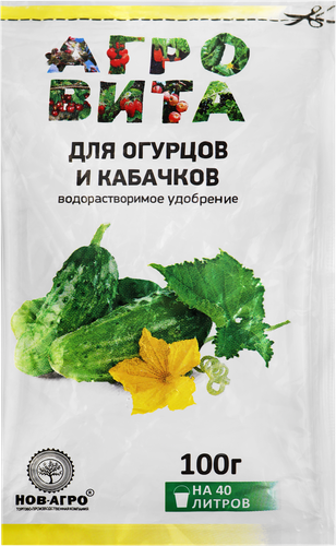 

Удобрение минеральное для огурцов и кабачков АГРОВИТА, Арт. НА77