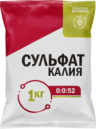 Удобрение минеральное Сульфат калия, 1кг