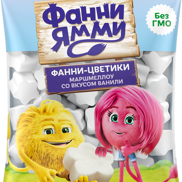 Маршмеллоу Фанни Ямми фанни-цветики ваниль 50 г