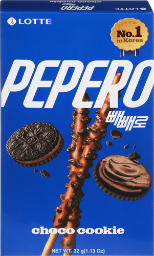 

Соломка Lotte Pepero Choco Cookie в глазури с крошками печенья 32 г