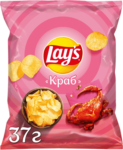

Картофельные чипсы Lay's со вкусом краба 37 г
