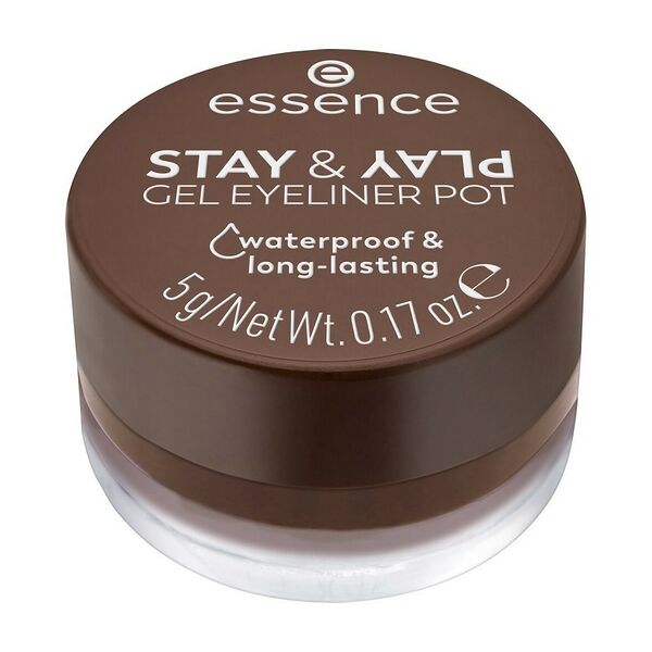 Гелевая подводка для век Essence Stay & Play gel eyeliner pot т. 02 5 г