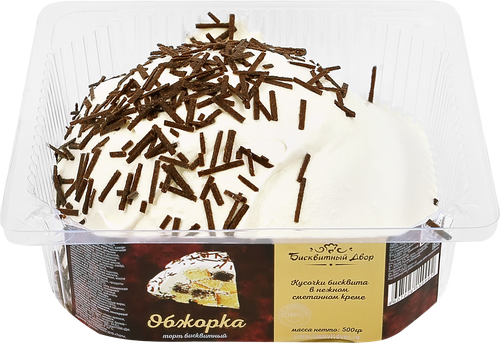 

Торт Бисквитный Двор Обжорка 500 г