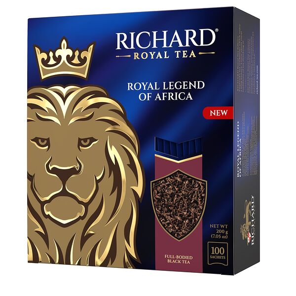 Чай черный Richard Legend of Africa 100 пакетиков x 2 г