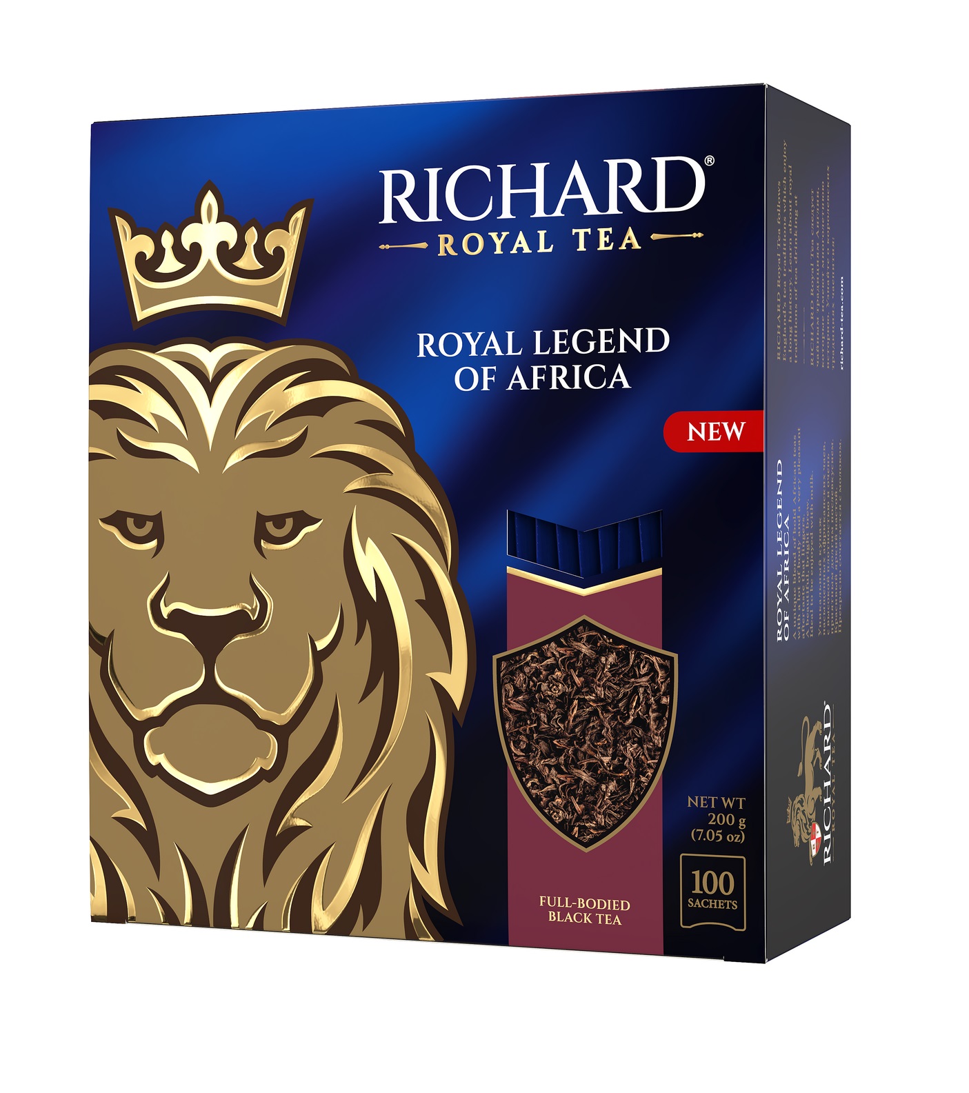 

Чай черный Richard Legend of Africa 100 пакетиков x 2 г
