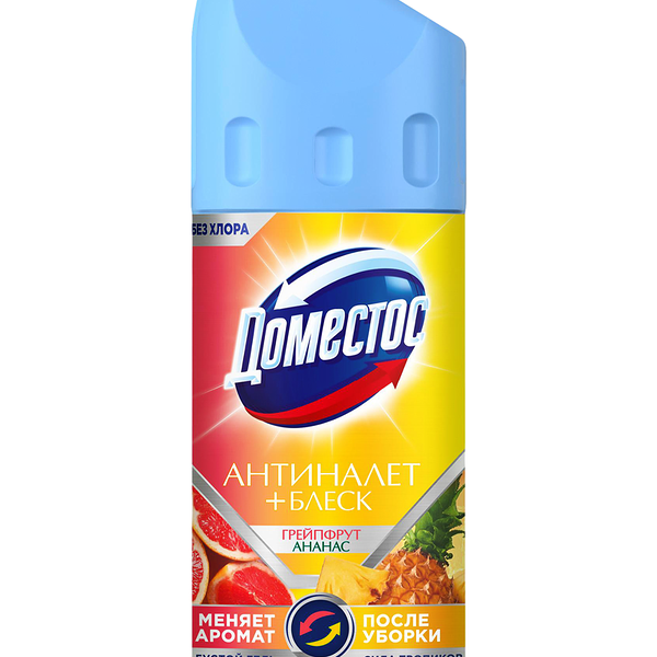 Универсальное чистящее средство Доместос антиналёт и блеск Сила тропиков 750 мл