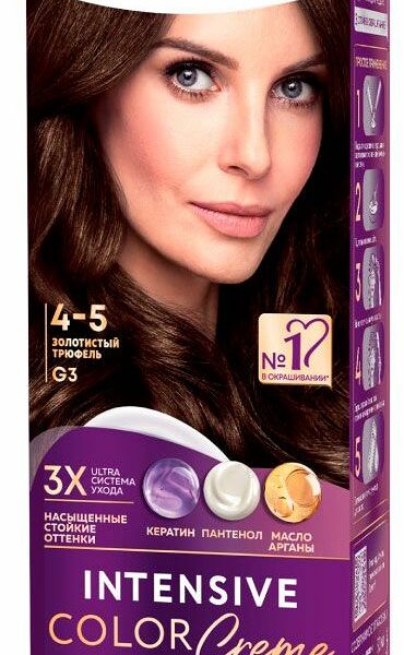 Стойкая крем-краска для волос Палетт Интенсивный Цвет 4-5 (G3) Золотистый трюфель, 110 мл