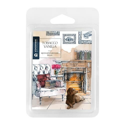 Воск-саше ароматическое Atmosphere of Art Tobacco vanilla для белья 70 г