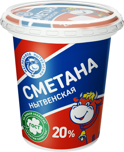 

Сметана Маслозавод Нытвенский 20% 300 г