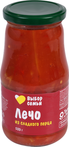 

Лечо Выбор семьи 520 г