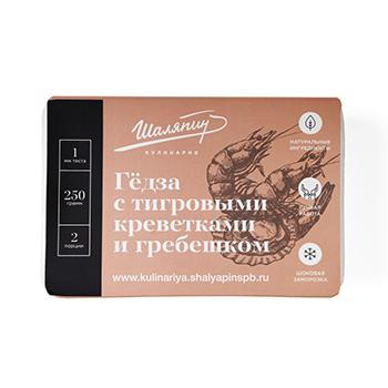 

Гедза Шаляпин с креветками 250 г