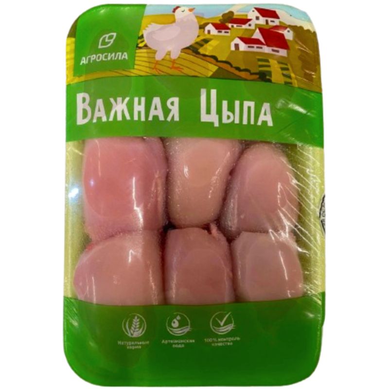 

Филе бедра цыплёнка-бройлера Важная Цыпа вес