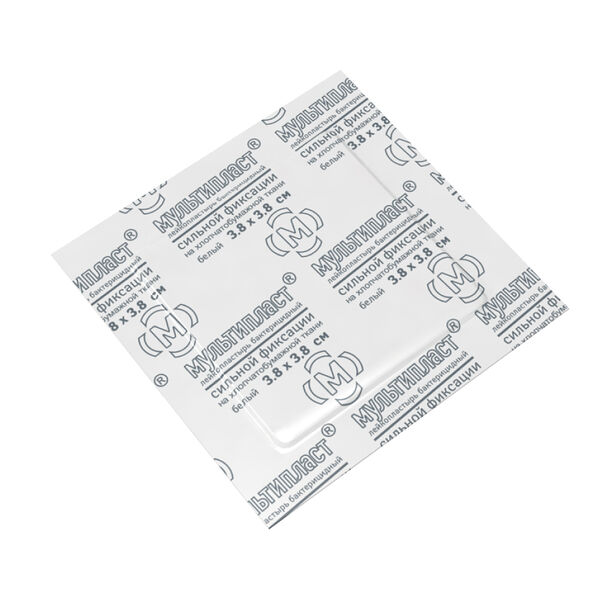 Лейкопластырь Мультипласт бактерицидный 3.8 х 3.8 см