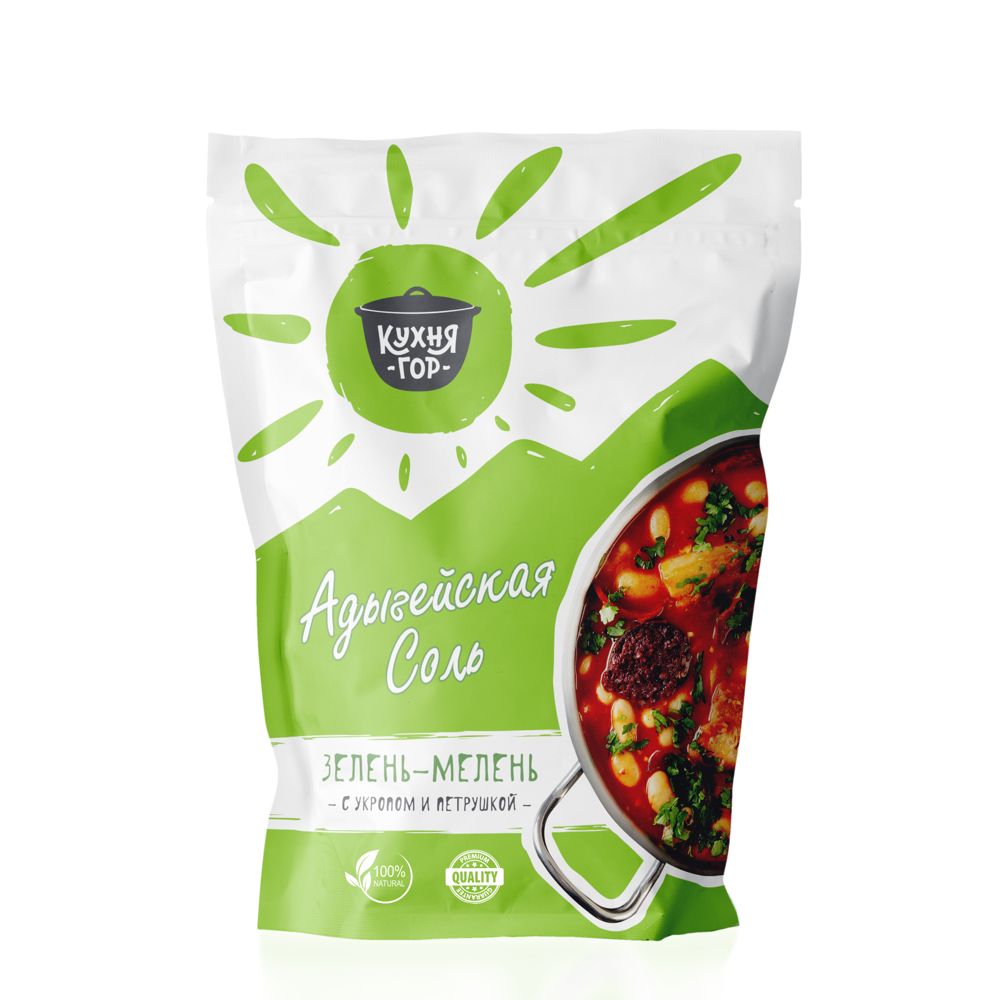 

Соль Кухня гор Адыгейская Зелень-Мелень 150 г