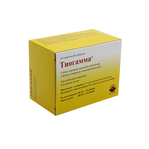 Тиогамма 600 мг № 60 табл п/плён оболоч
