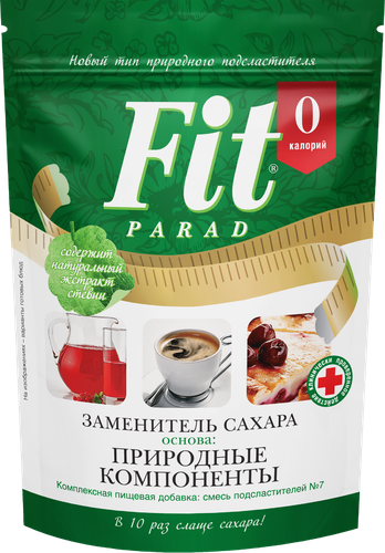 

Заменитель сахара Fit parad №7 0 калорий 250 г