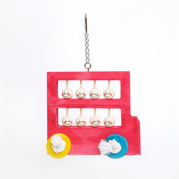 Игрушка для птиц Petmax Веселый автобус 11х13 см