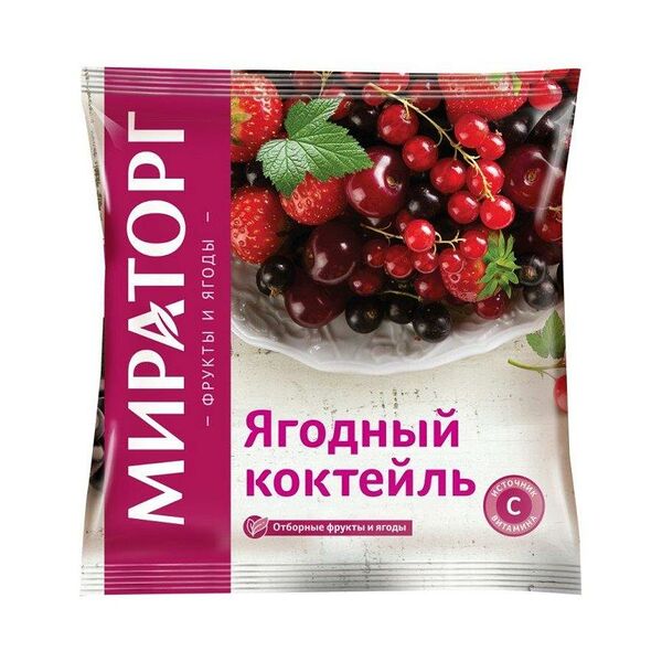 Ягодный коктейль мираторг 300 г